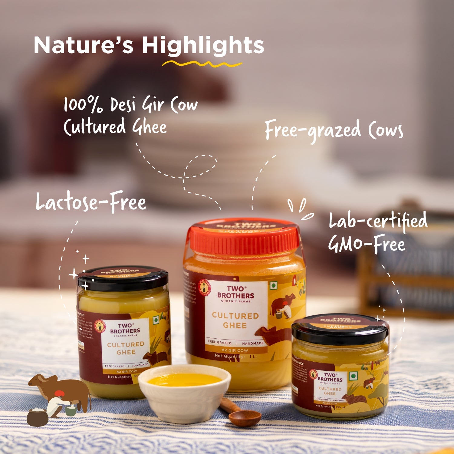 Buy Desi Gir Cow Ghee – A2 Cultured