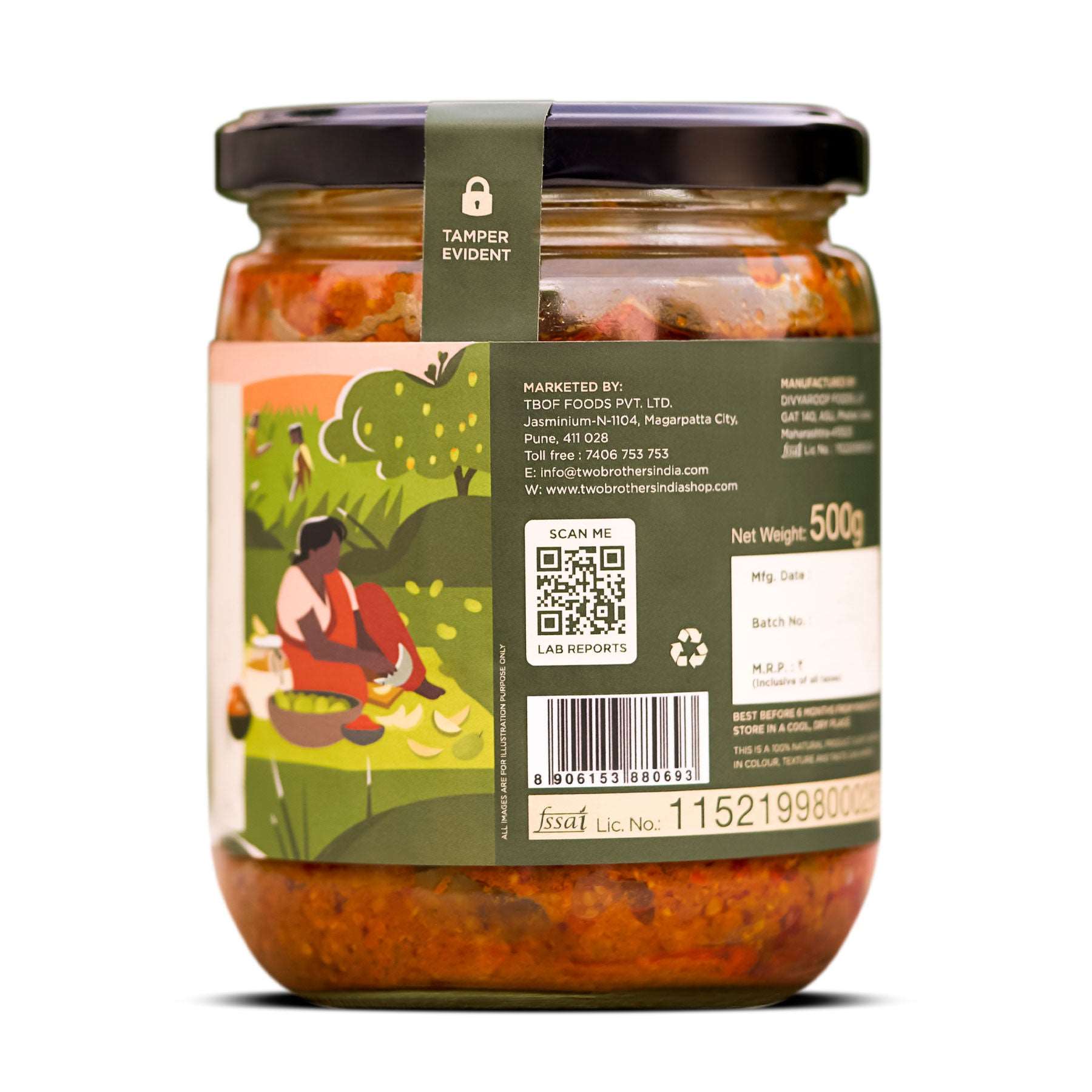 Buy Online Organic Spicy Mango Pickle Shop Now