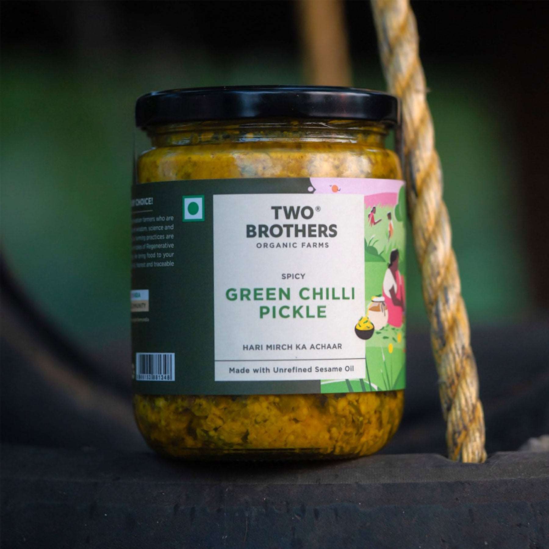 Buy Online Spicy Green, Chilly Pickle, Shop Now
