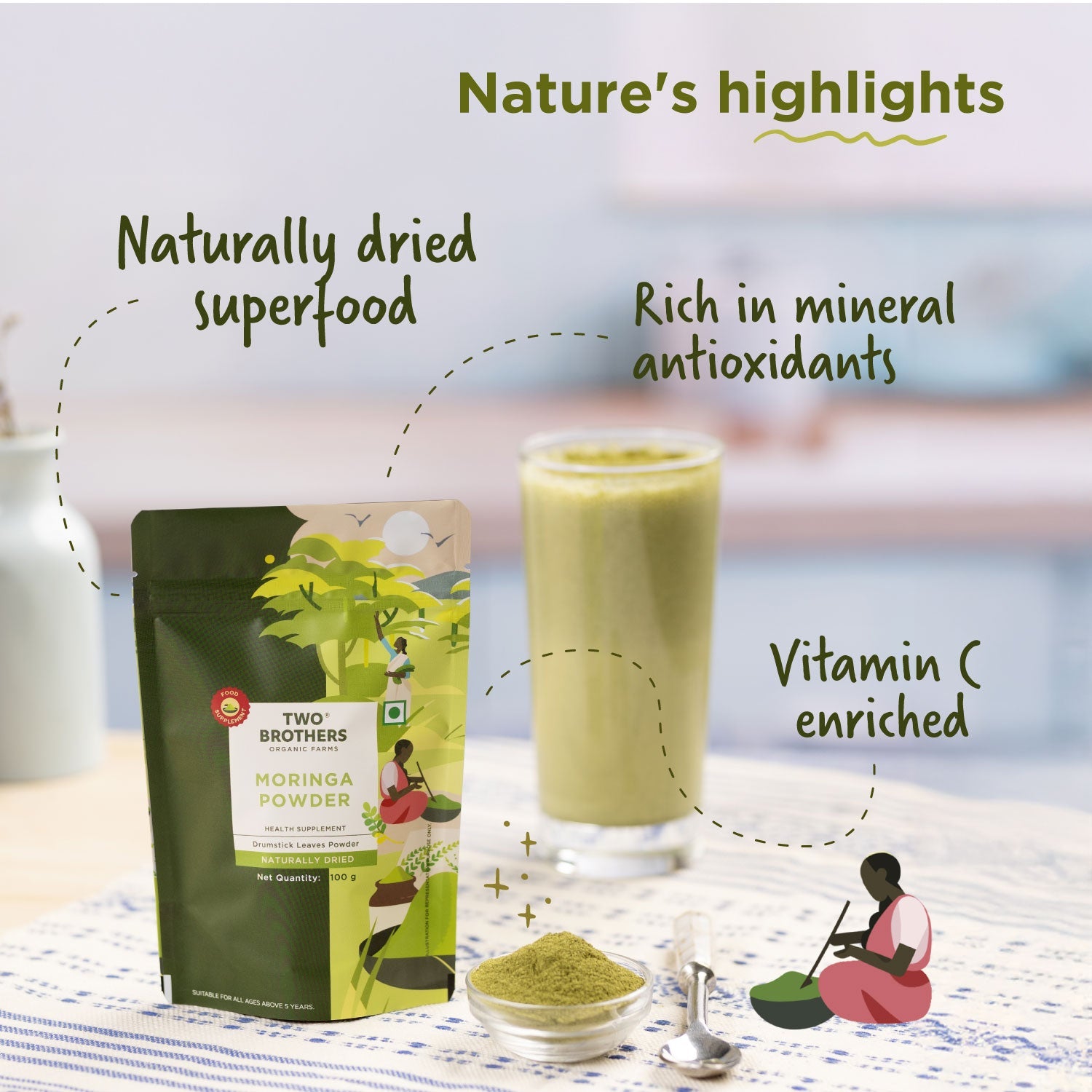 Buy Pure Moringa Powder