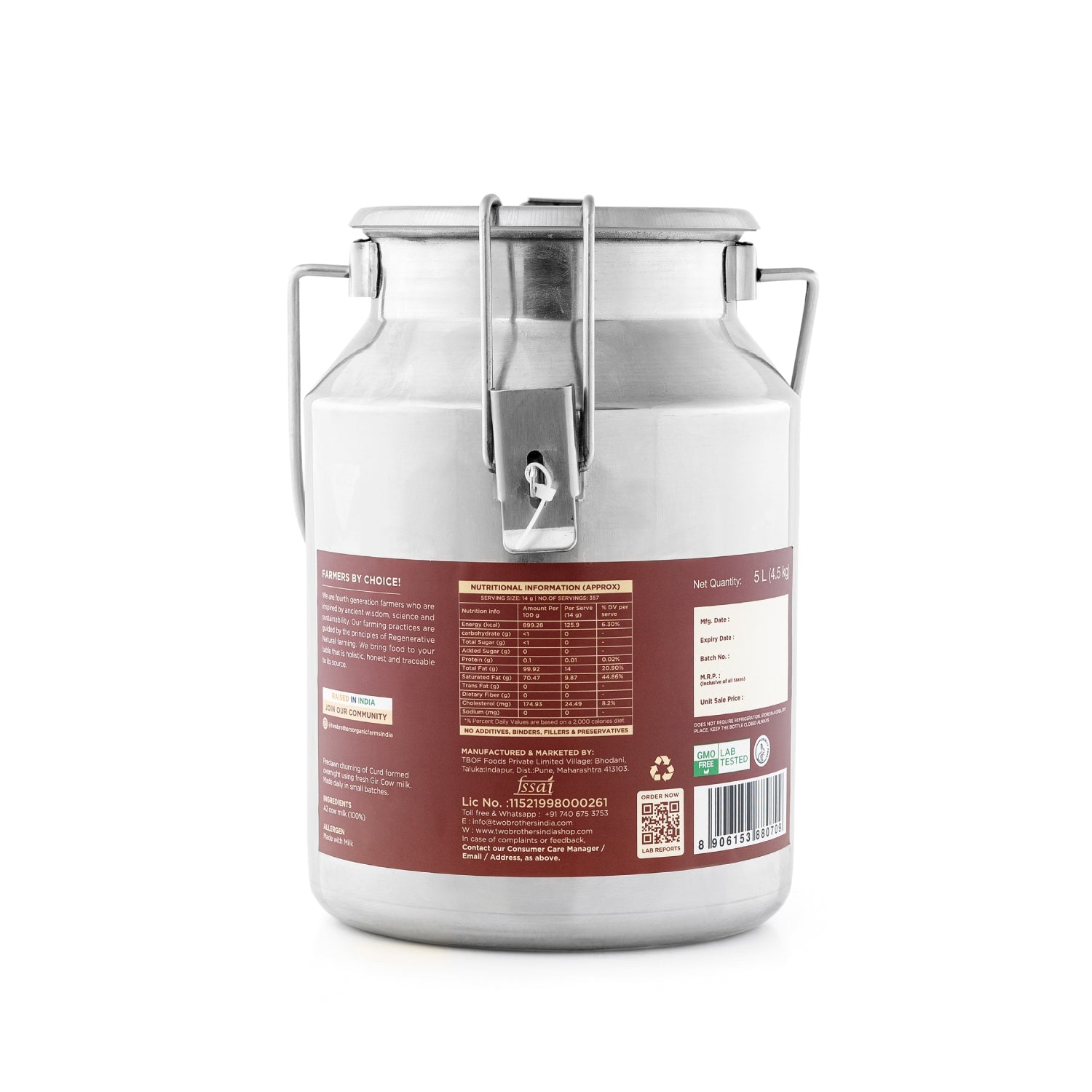 A2 Cow Ghee - Desi Gir Cow