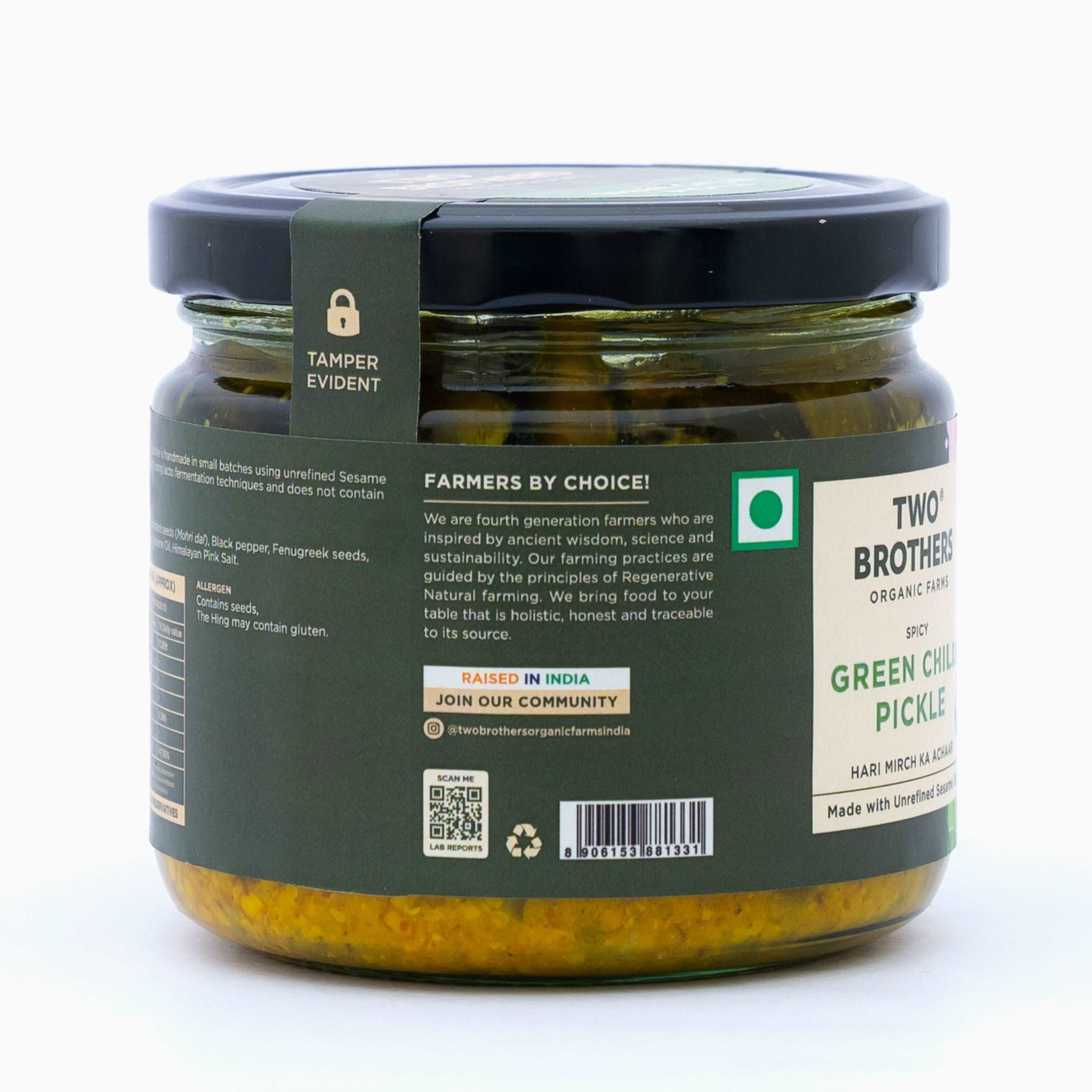 Organic Spicy Green Chilly Pickle Best Price