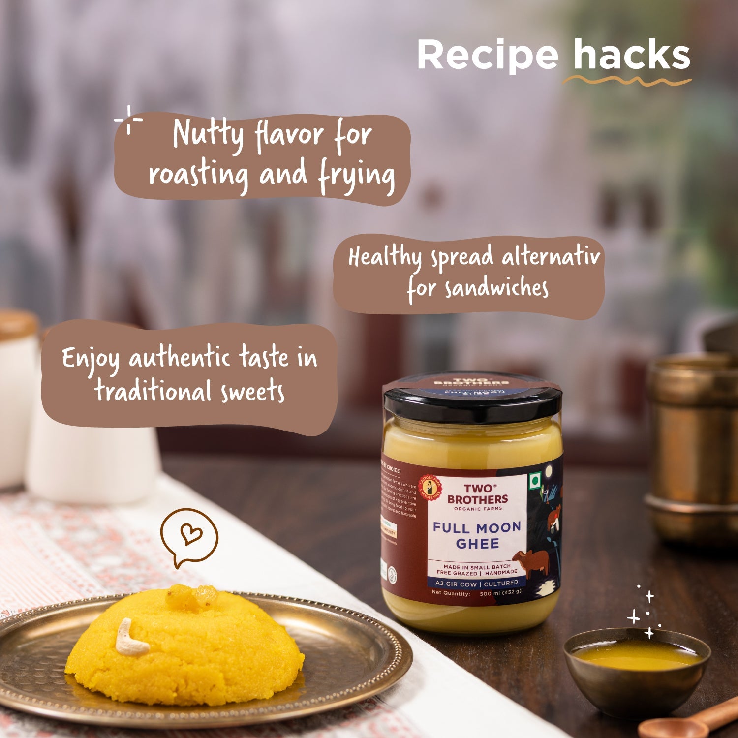 Buy Pure Full Moon Cultured Ghee, Desi Gir Cow