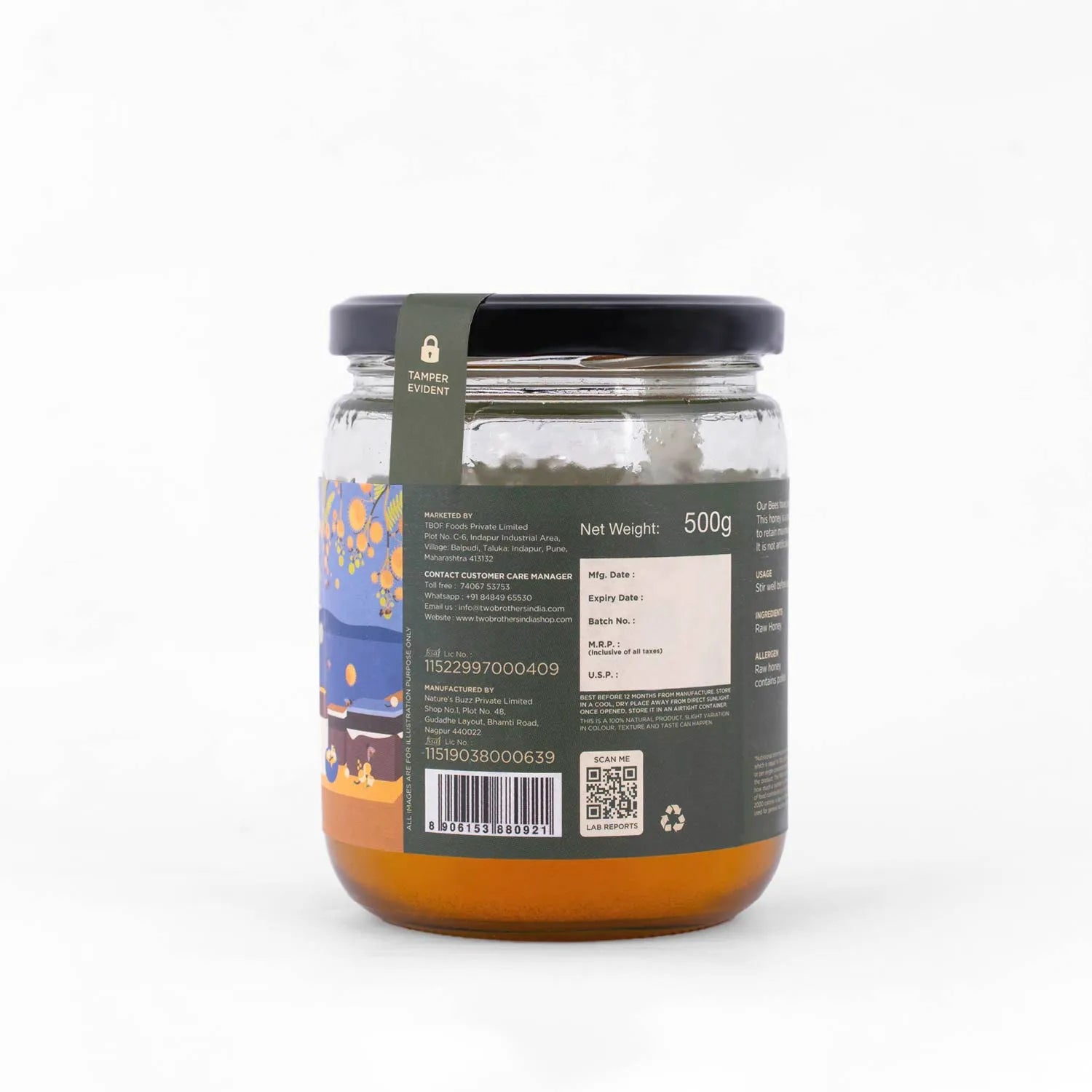 Acacia Honey, Raw Mono-floral Unfiltered