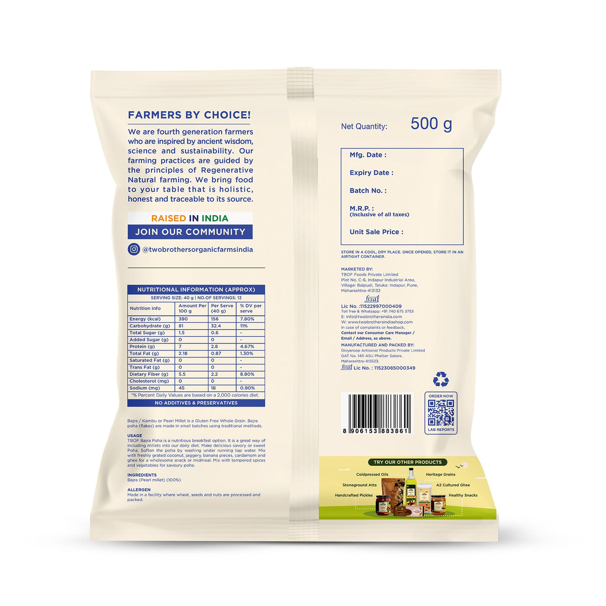 Shop Now for Bajra Poha | Gluten Free 