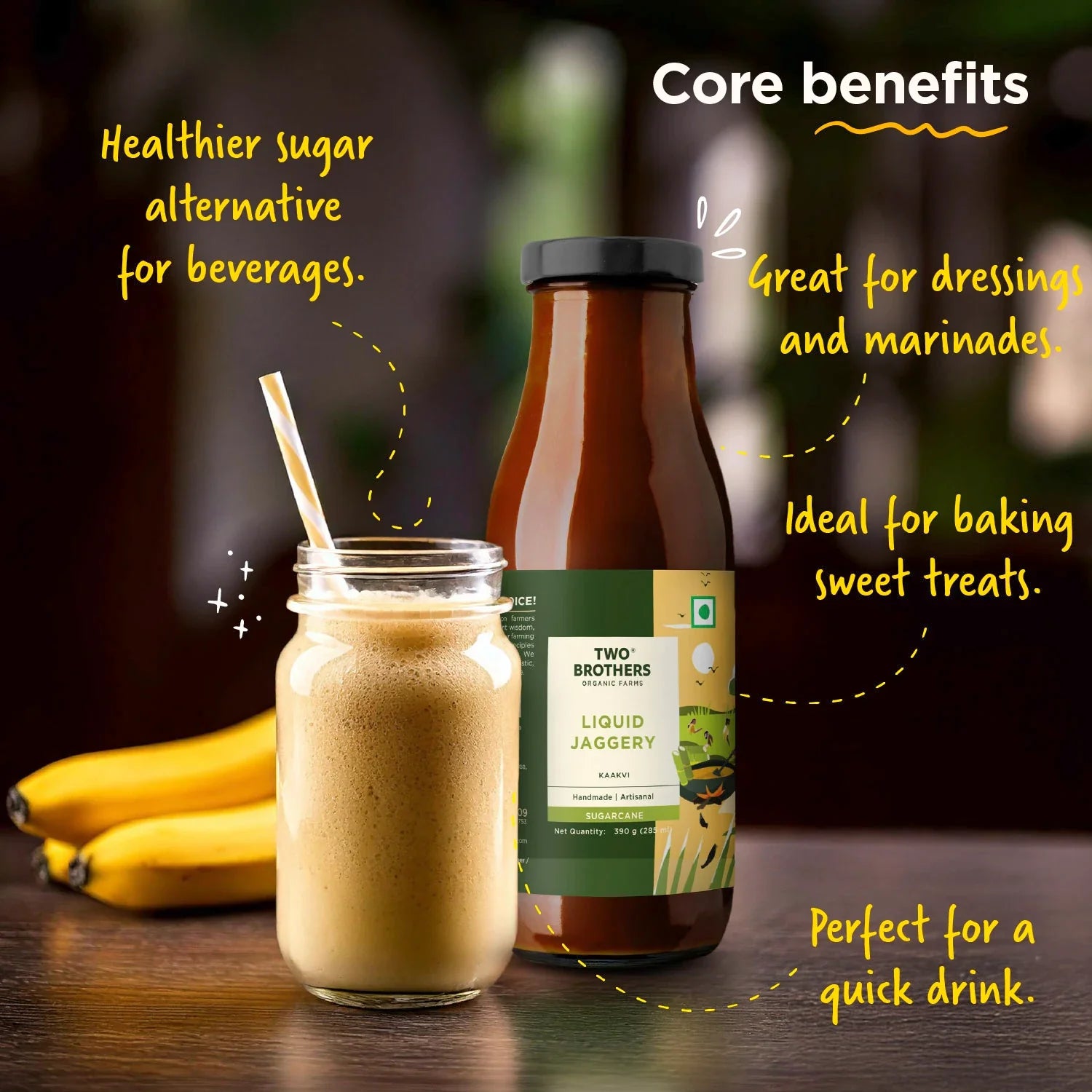 Liquid Sugarcane Jaggery ( Kaakvi)