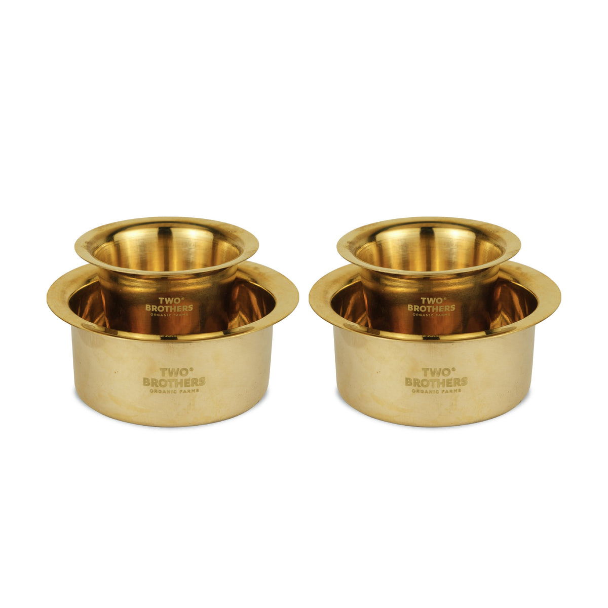 Brass Davara Cup (Set of 2)